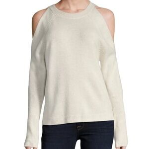 Sea Bleu Cold Shoulder Cashmere Sweater - M